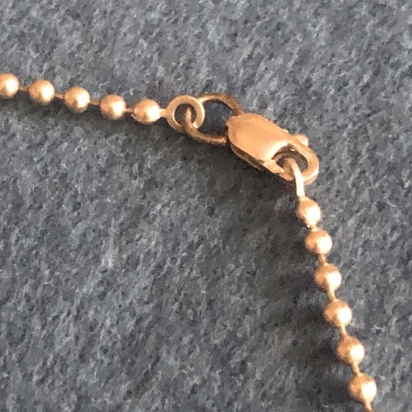 Necklace, earrings and bangle with free-floating geometric shapes as charms - Picture 3 of 12